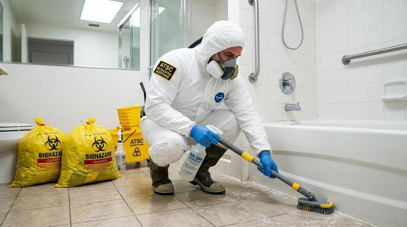 Decontamination equipment deployed for Blood Cleanup in Folsom